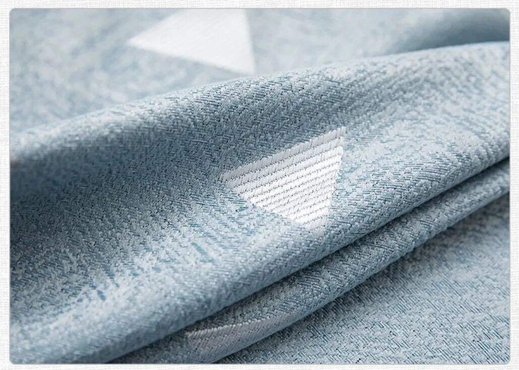 Foulola: Linen Style Polyester Brushed Jacquard Curtain details