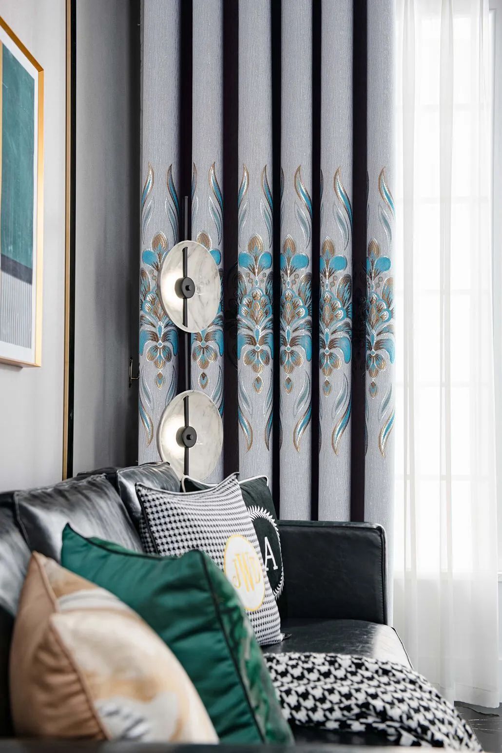 Foulola News:2.8/3.2m Width Jacquard Blackout Curtain 2201Series manufacture