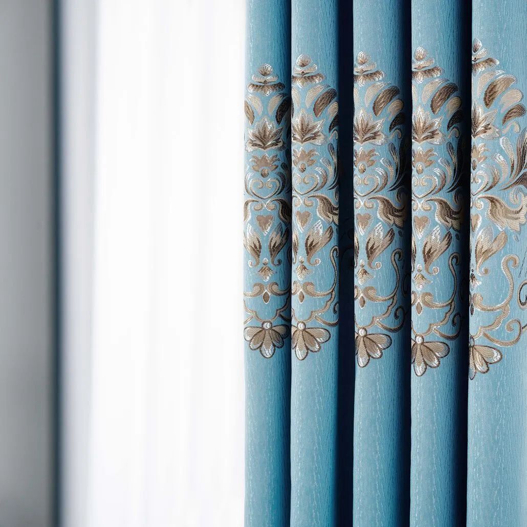 Foulola News:2.8/3.2m Width Jacquard Blackout Curtain 2201Series manufacture