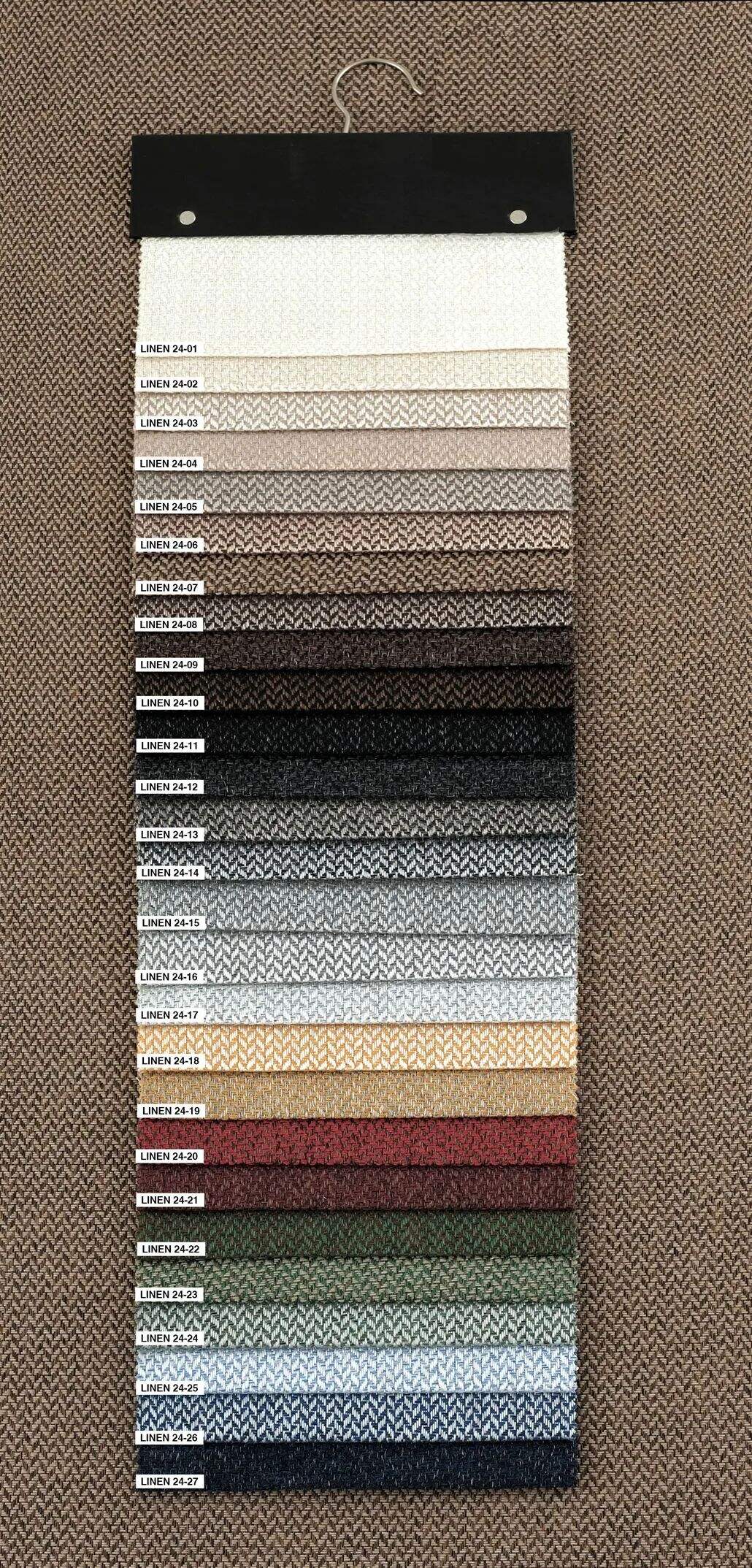 Foulola News：Plain Linen Style Sofa Fabric - 24 Series factory