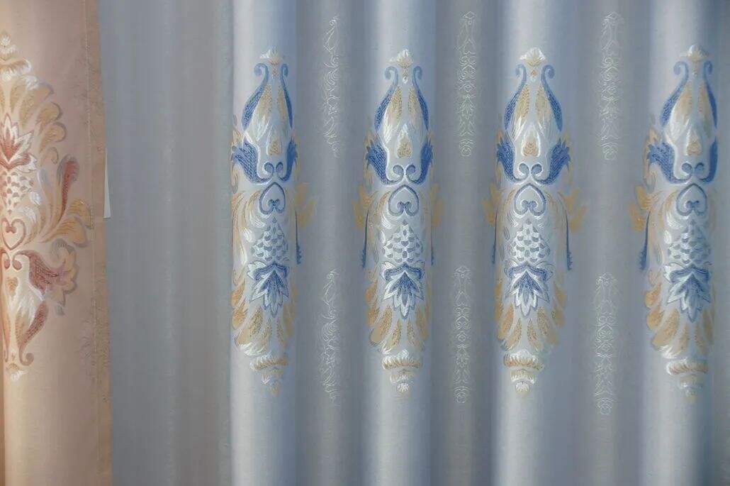 Foulola News:2.8-3.2m Width 8801/8803/8806# Blackout Jacquard details