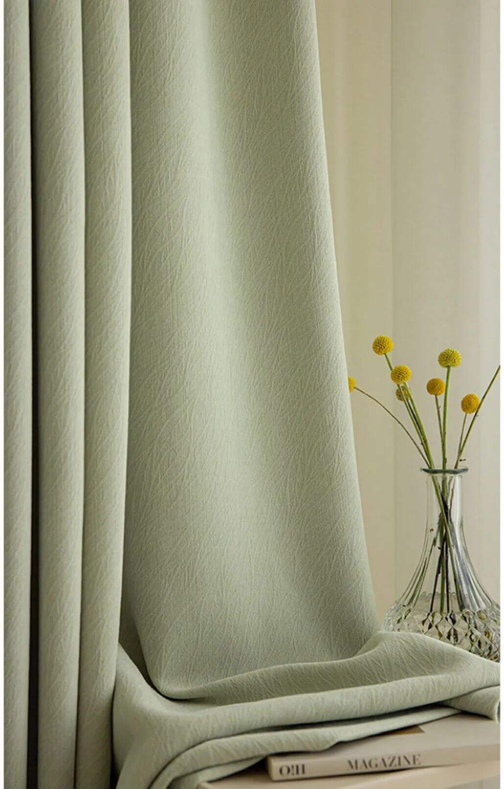 Foulola News: ZSYR# 2.8/3.2m Width Linen Style Curtain, supplier