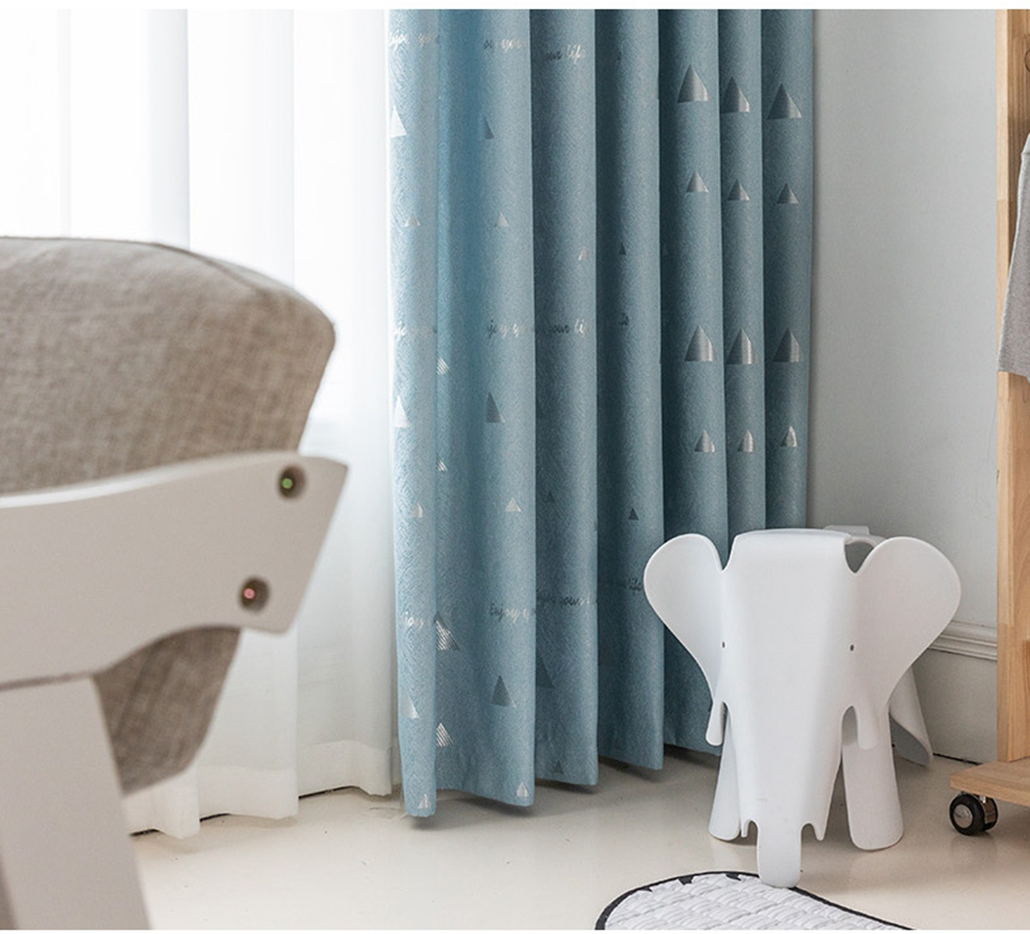 Foulola: Linen Style Polyester Brushed Jacquard Curtain factory