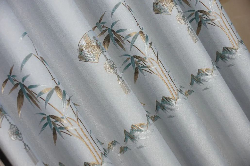 Foulola News:2.8/3.2m Width Jacquard Blackout Curtain 2201Series supplier