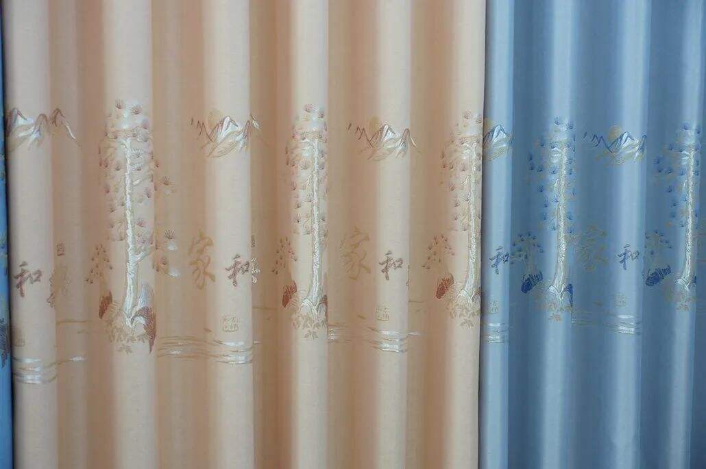 Foulola News:8808/8809/8810 Series Jacquard Blackout Curtain factory
