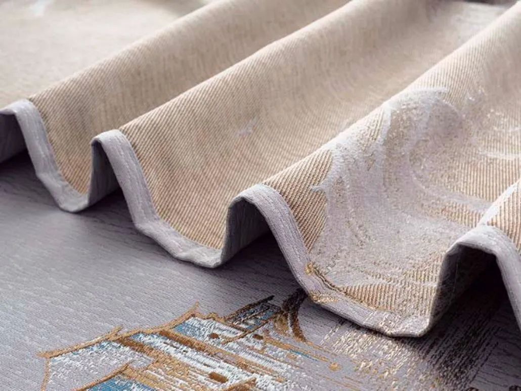 Foulola News:2.8/3.2m Width Jacquard Blackout Curtain 2201Series factory