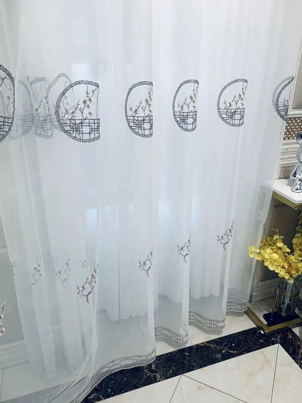 Foulola News: QCTHL/CBGZ/CHY/QKWL/MHC/XXXY# Embroidery Sheers details