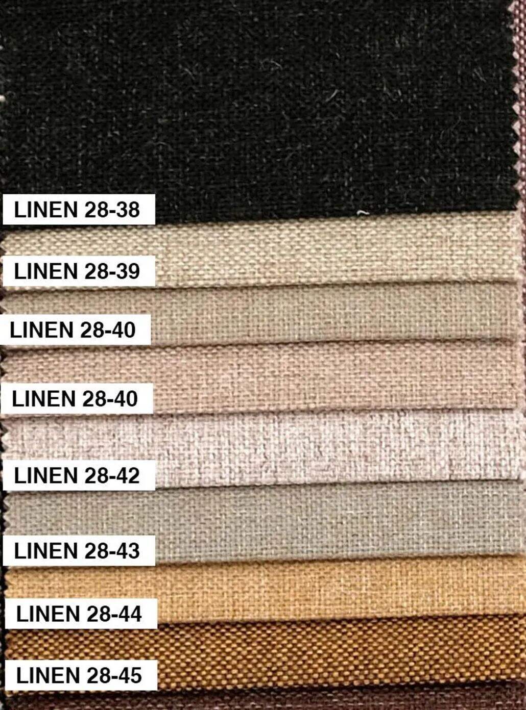 Foulola News:Plain Linen Sofa Fabric-28 Series details