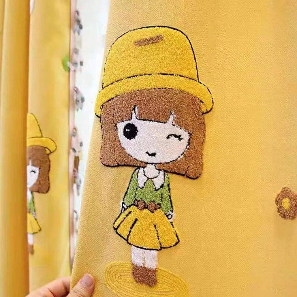 Foulola Cartoon Series: LL/NBT/YLX#, Embroidery Artwork, 700g/m factory