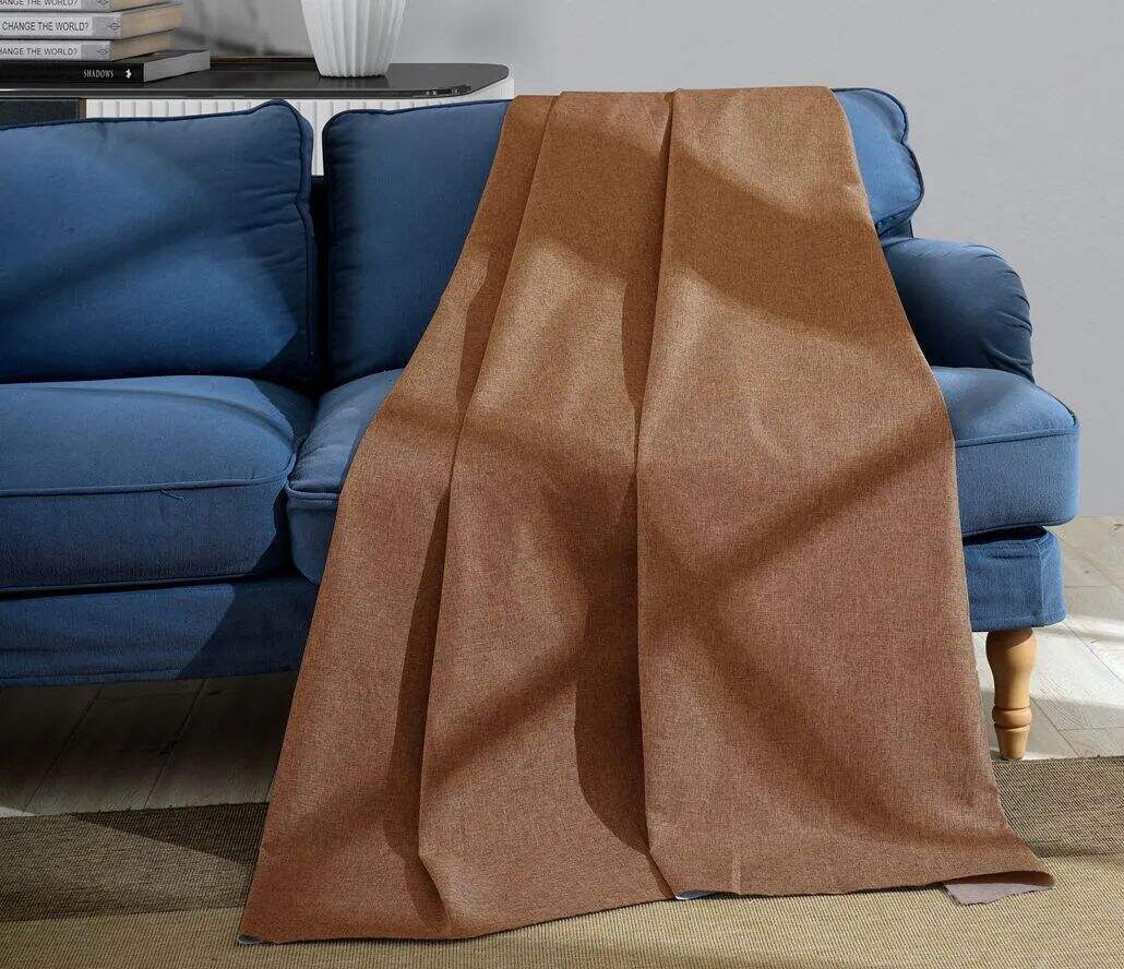 Foulola News:Plain Linen Sofa Fabric 07Series details