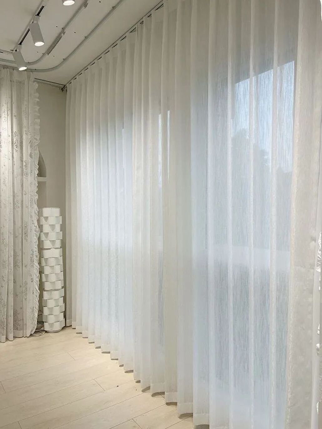 Foulola News：LJS /YHS/NYYMS# Sheer Curtain details