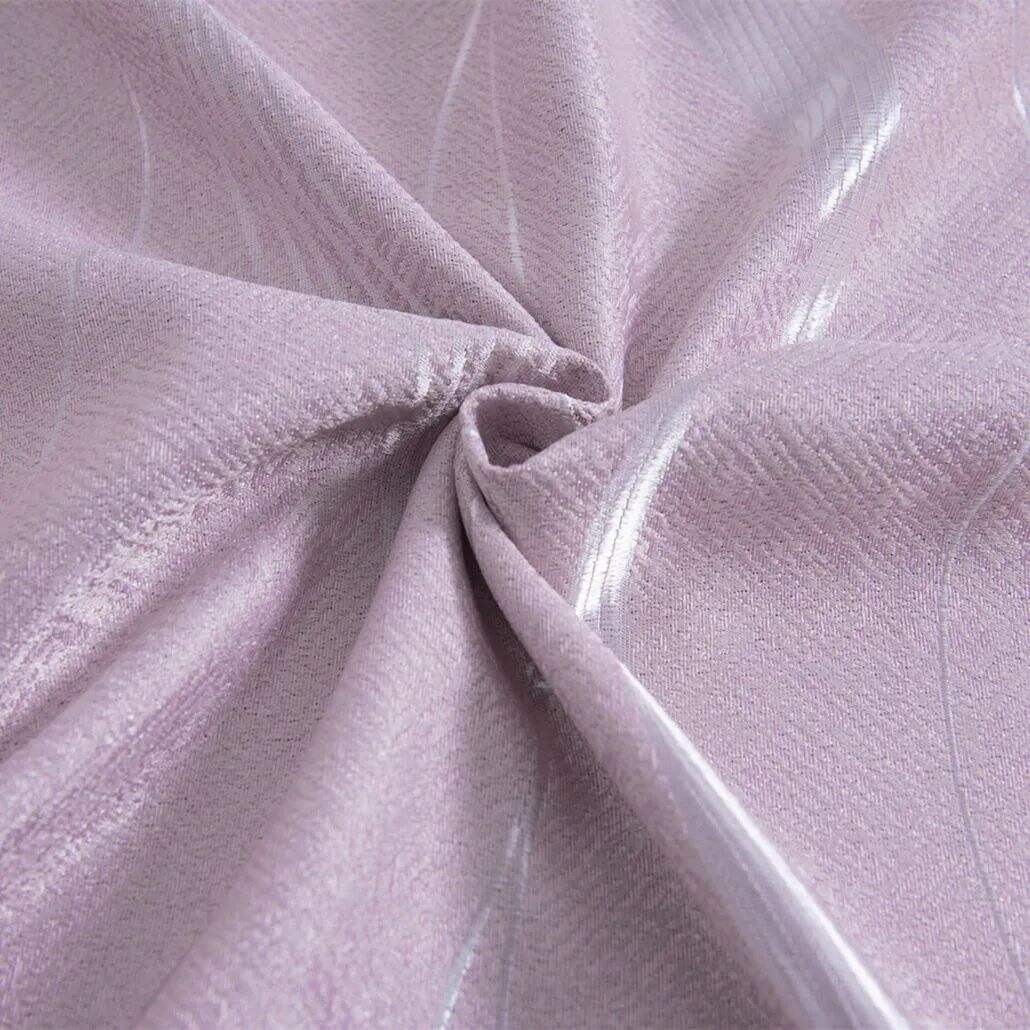 Foulola: Linen Style Polyester Brushed Jacquard Curtain details