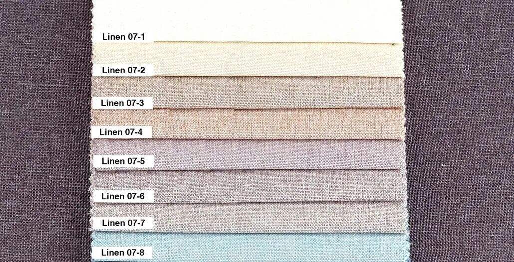 Foulola News:Plain Linen Sofa Fabric 07Series details