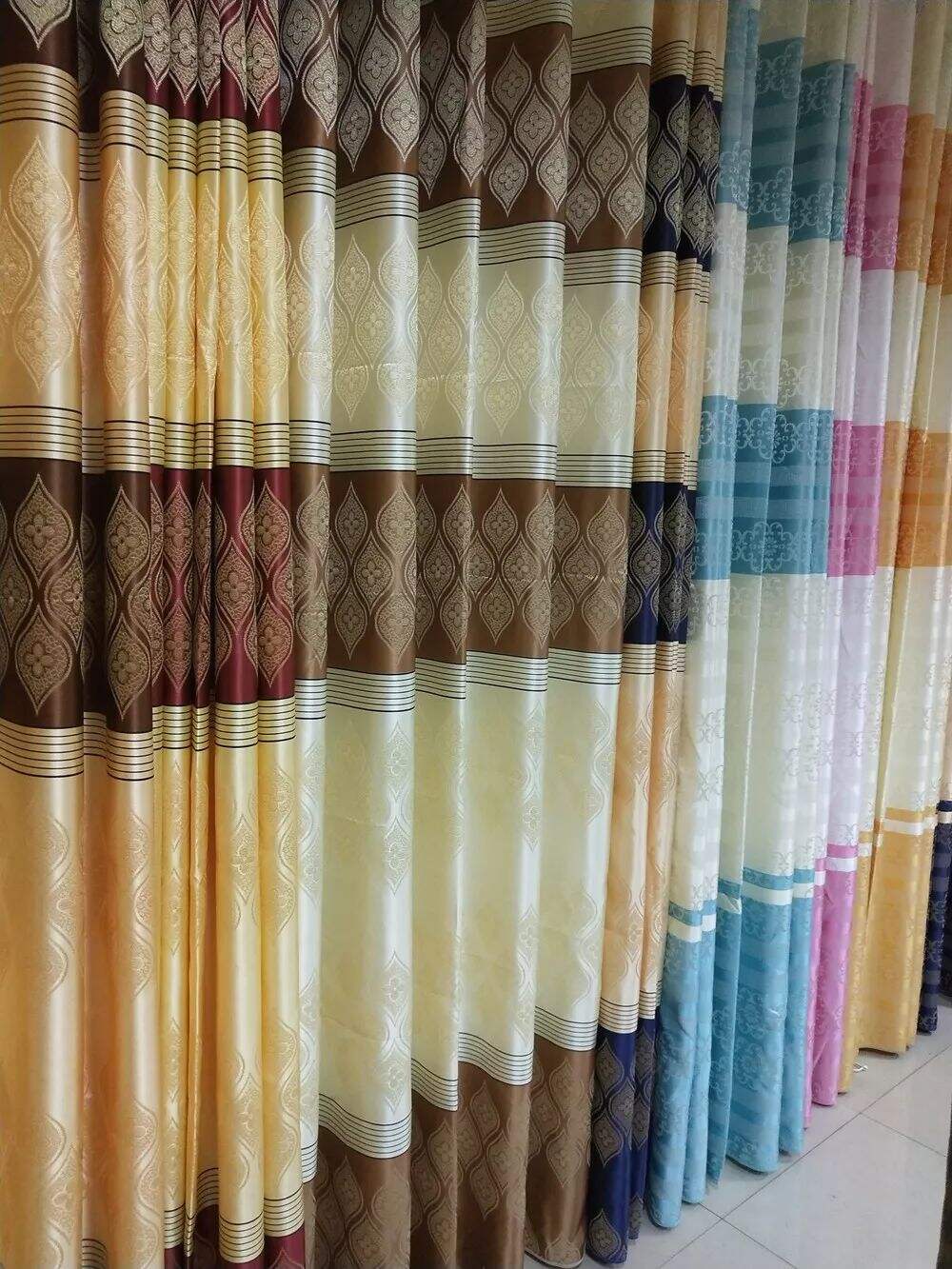 2.8m Width, Jacquard Curtain Fabric, 178gsm 500g/m factory