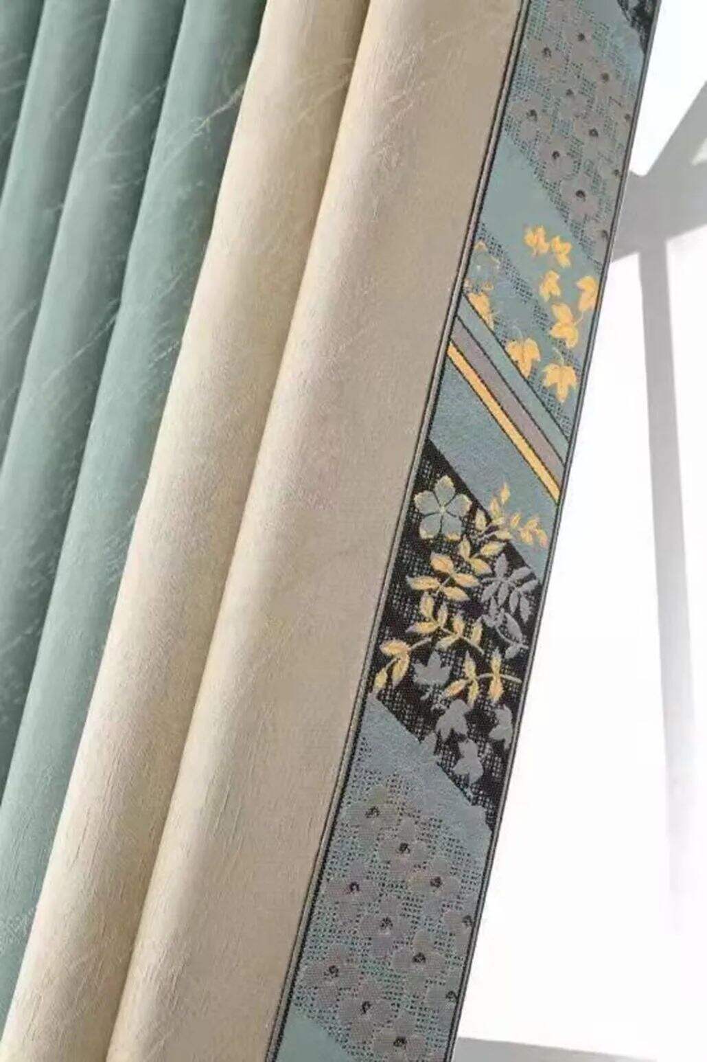 Foulola News: 3.4m Height Mix Style Weaving Luxury Curtain factory
