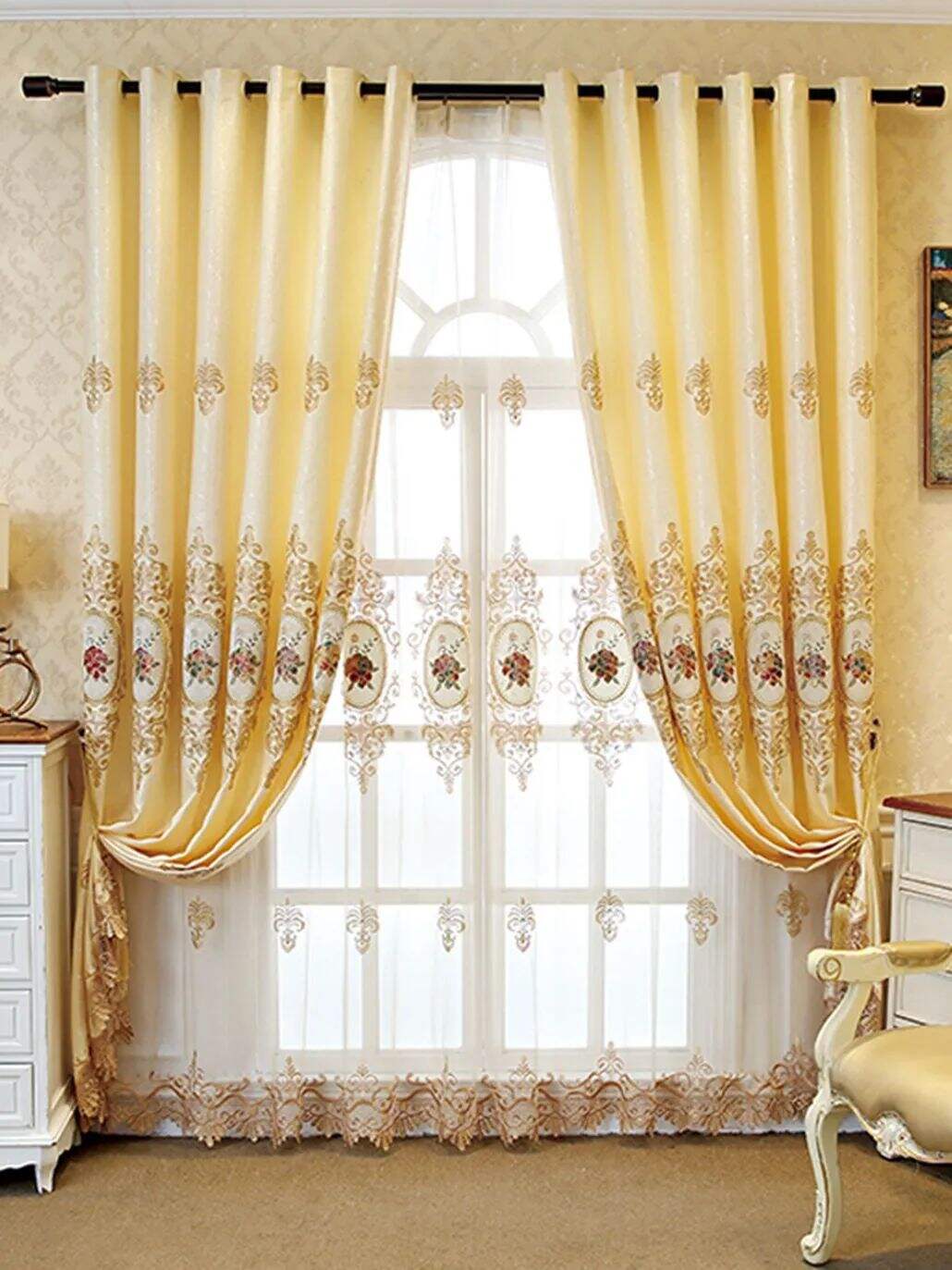 Foulola News: High Grade Embroidery Fabric&Sheer details