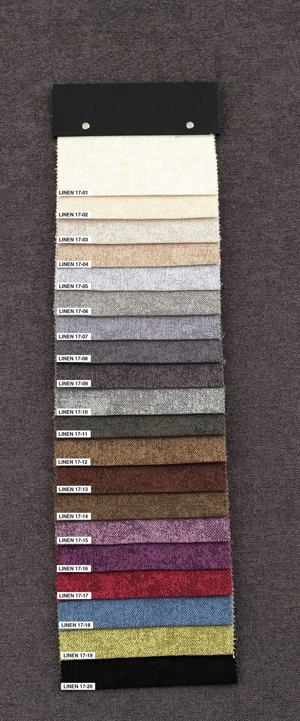 Foulola News：Plain Linen Sofa Fabric - 17 Series details