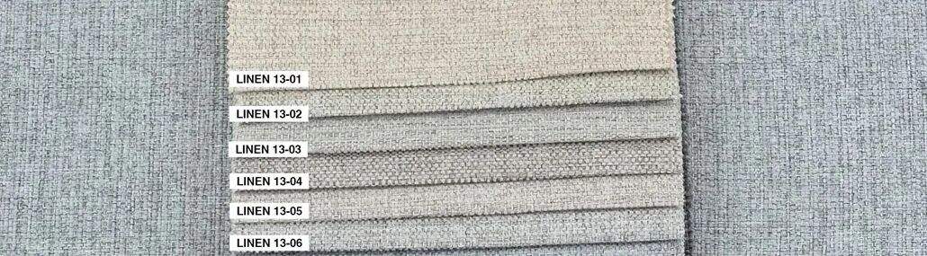 Foulola News：Linen Style Sofa Fabric 13 Series factory