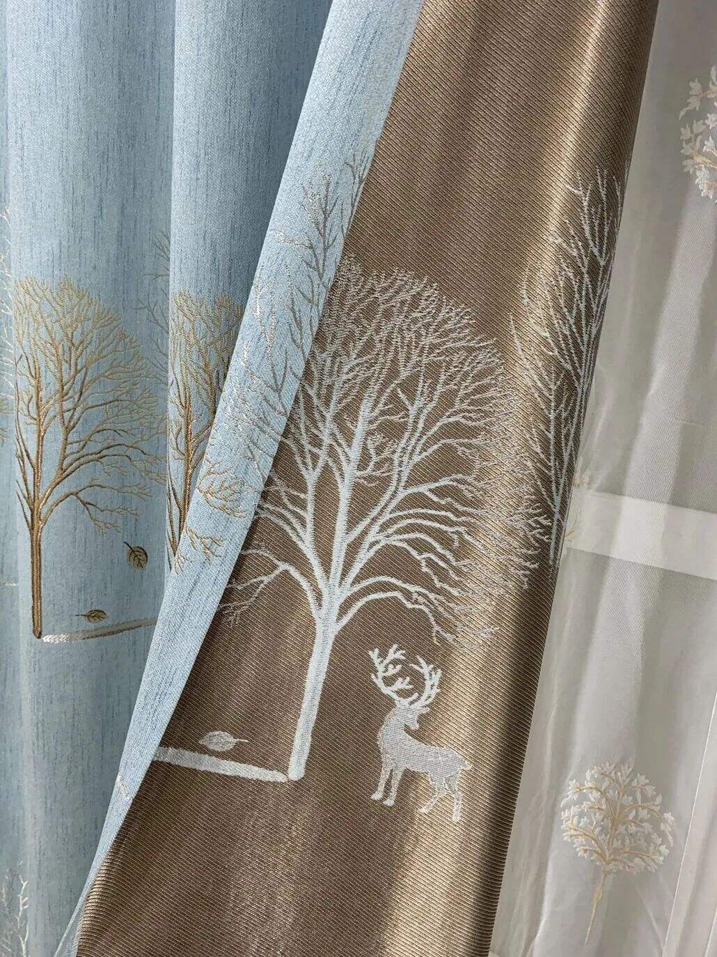 Foulola News:2.8m-3.15m Width Blackout Jaquard Curtain Fabric manufacture