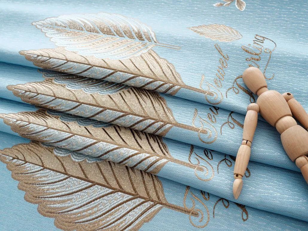 Foulola News:2.8/3.2m Width Jacquard Blackout Curtain 2201Series supplier