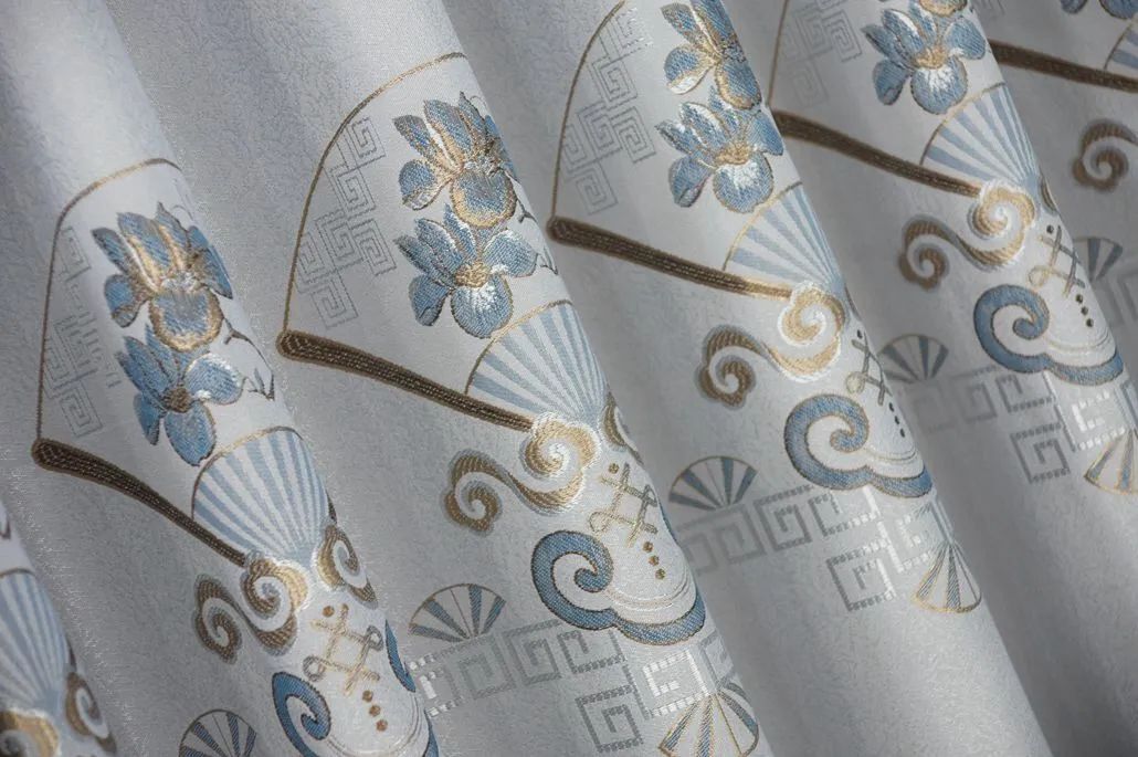 Foulola News:2.8/3.2m Width Jacquard Blackout Curtain 2201Series supplier