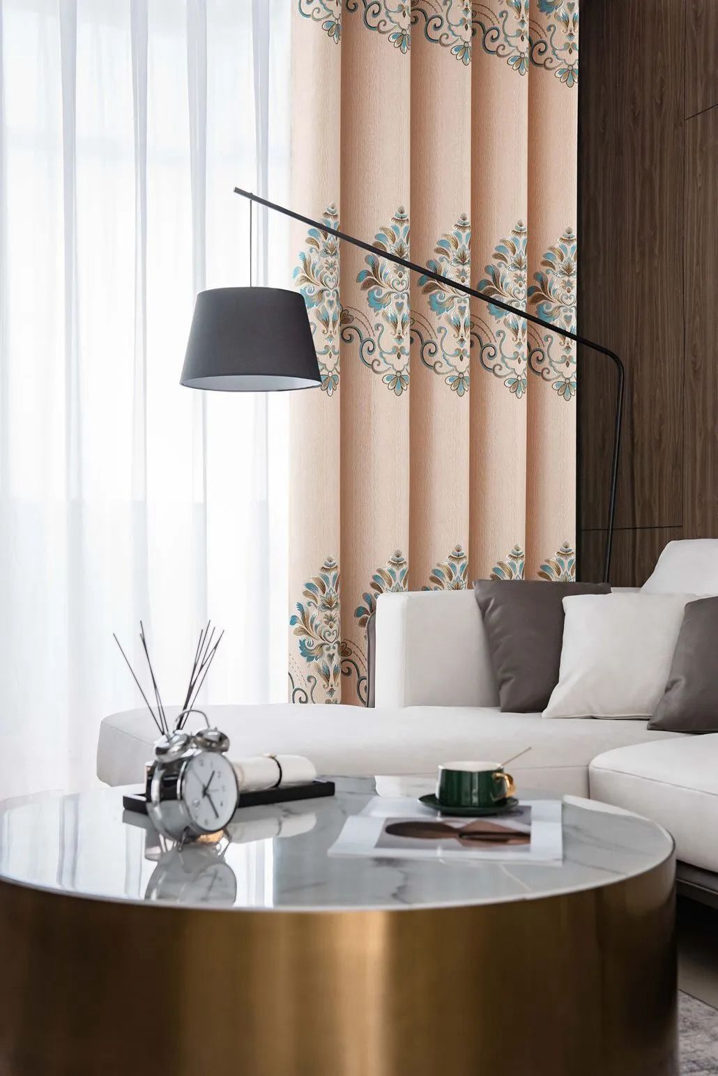 Foulola News:2.8/3.2m Width Jacquard Blackout Curtain 2201Series factory