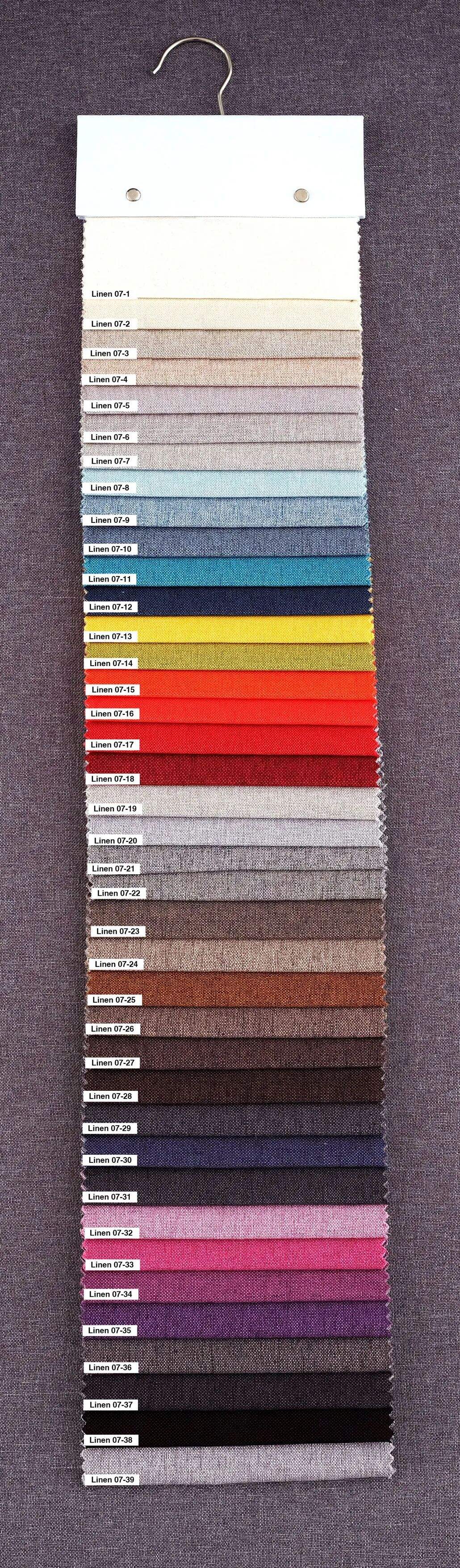 Foulola News:Plain Linen Sofa Fabric 07Series supplier