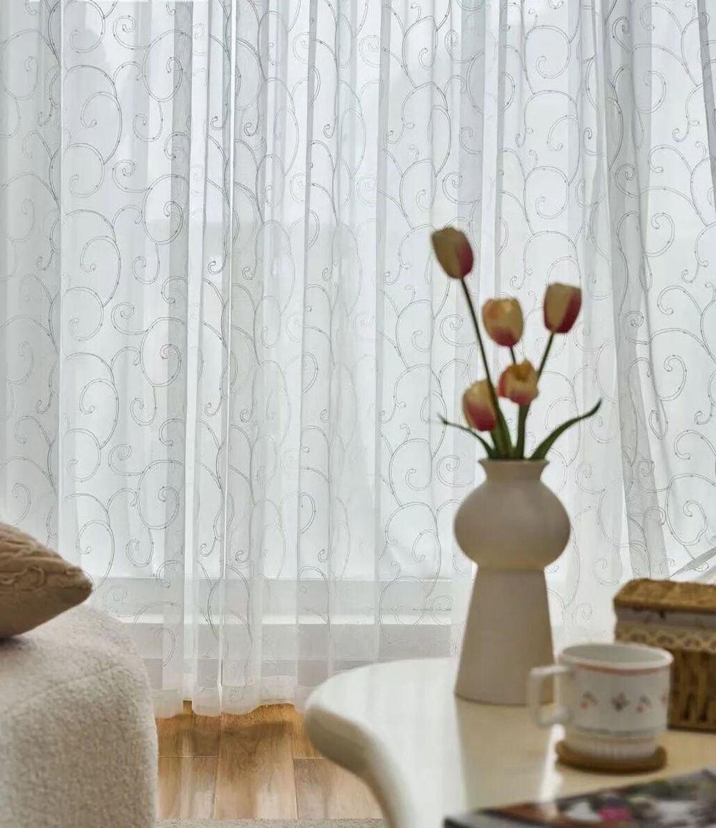 Foulola News：GDBLK/JLZZ/JSNH/QCZC/QJBM/YPMLM#Embroidery Sheers details