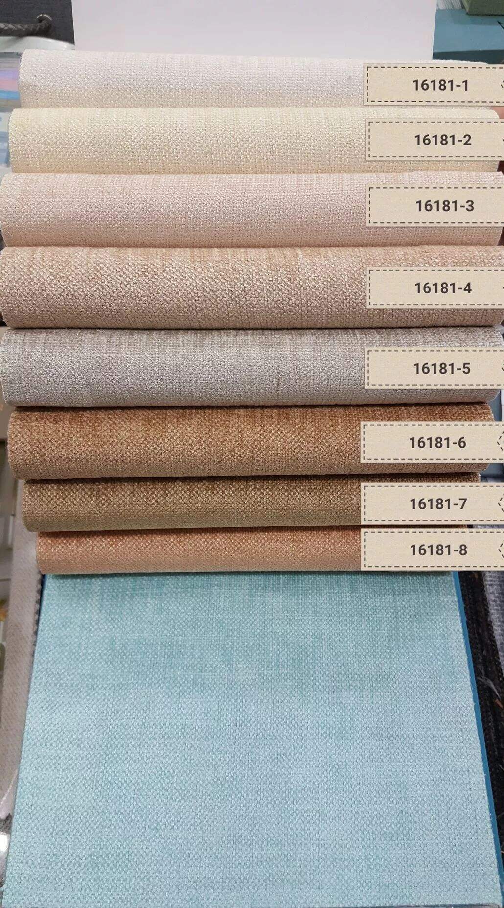 Foulola News: 16181# Series Two Sides Same Linen Style Velvet supplier
