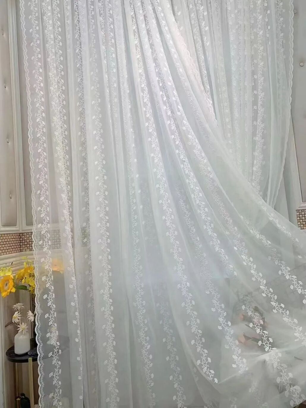 Foulola News: YJZA/SSYX/LSHYBS # Embroidery Sheers factory