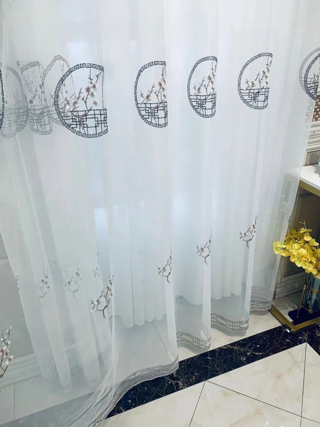 Foulola News: QCTHL/CBGZ/CHY/QKWL/MHC/XXXY# Embroidery Sheers factory
