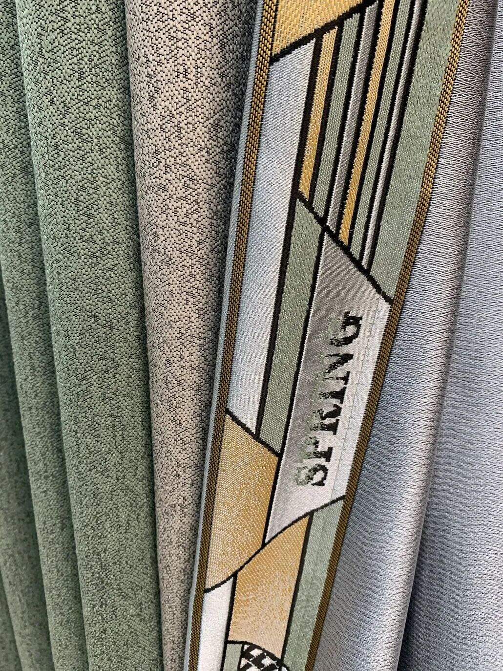 Foulola News: 3.4m Height Mix Style Weaving Luxury Curtain details