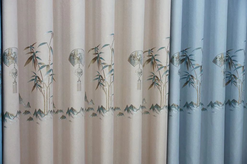 Foulola News:2.8/3.2m Width Jacquard Blackout Curtain 2201Series factory