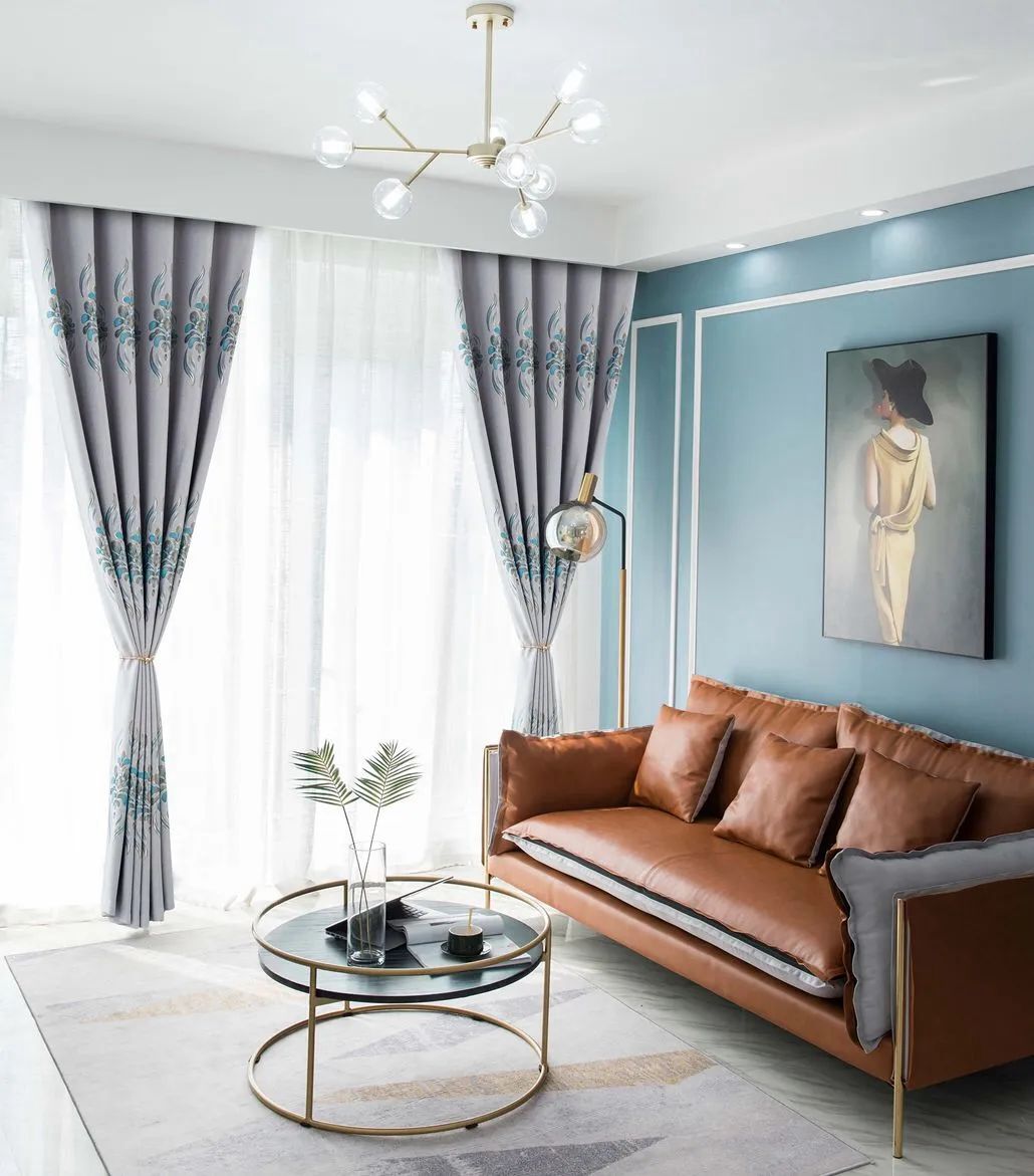 Foulola News:2.8/3.2m Width Jacquard Blackout Curtain 2201Series supplier