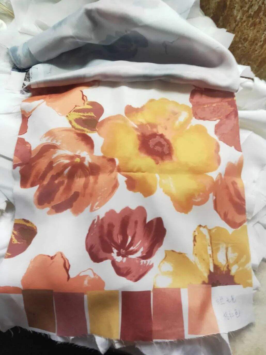 Foulola News:One Side Pure Linen,One Side Top Printed manufacture
