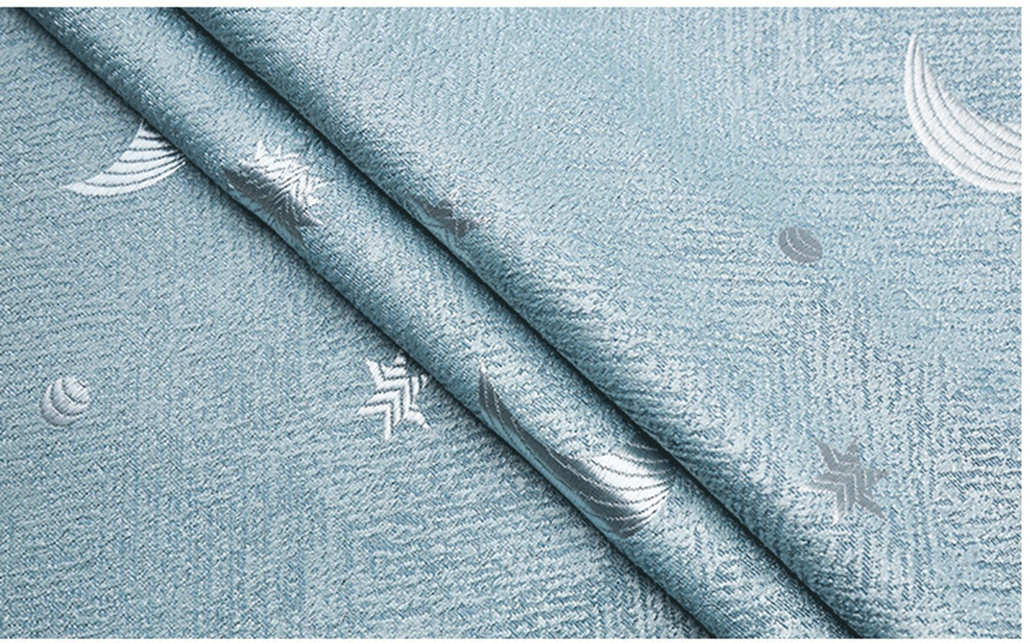 Foulola: Linen Style Polyester Brushed Jacquard Curtain factory