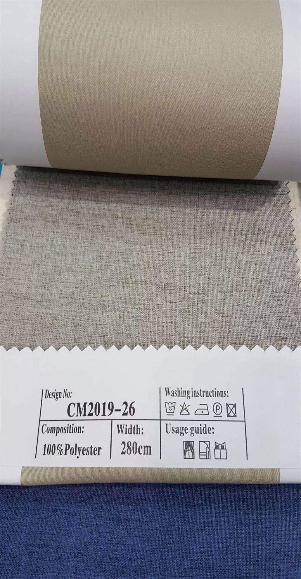 Foulola News: 2019# Linen 100% Blackout， Maling Coating Artwork, Vandtæt Gardin & Stofdetaljer