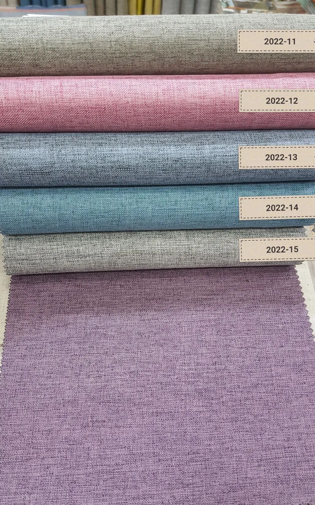 foulola news 2022 series paint coating artwork100 blackout waterproof curtain  fabric325-8