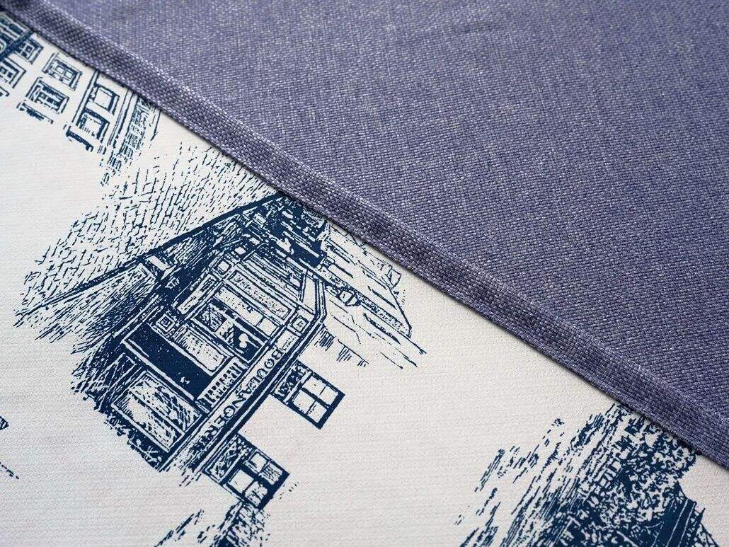 Foulola News:One Side Pure Linen,One Side Top Printed details
