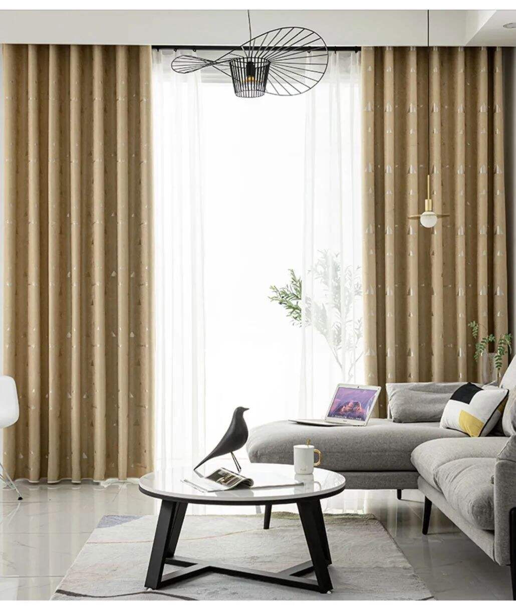 Foulola: Linen Style Polyester Brushed Jacquard Curtain manufacture