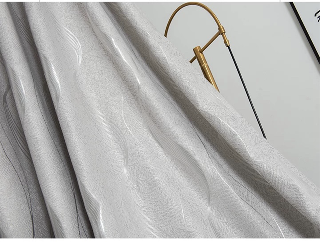 Foulola: Linen Style Polyester Brushed Jacquard Curtain factory