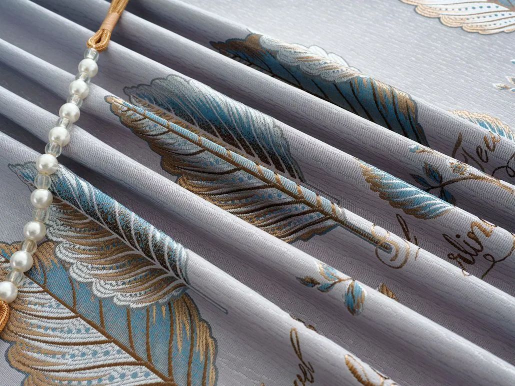 Foulola News:2.8/3.2m Width Jacquard Blackout Curtain 2201Series factory