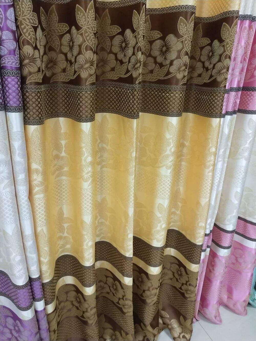 2.8m Width, Jacquard Curtain Fabric, 178gsm 500g/m supplier
