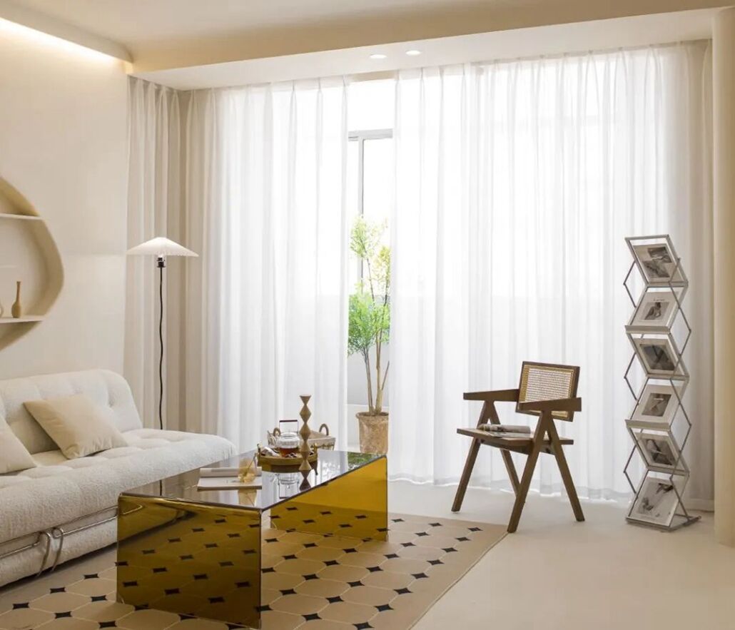 Foulola News：LJS /YHS/NYYMS# Sheer Curtain manufacture