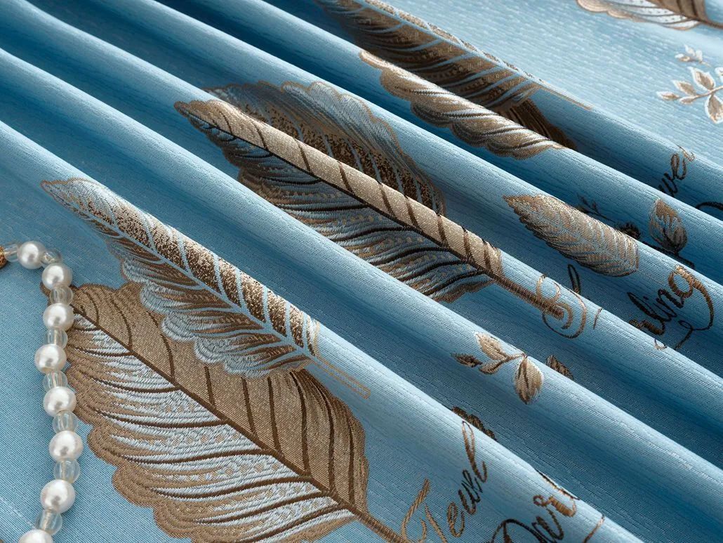 Foulola News:2.8/3.2m Width Jacquard Blackout Curtain 2201Series factory