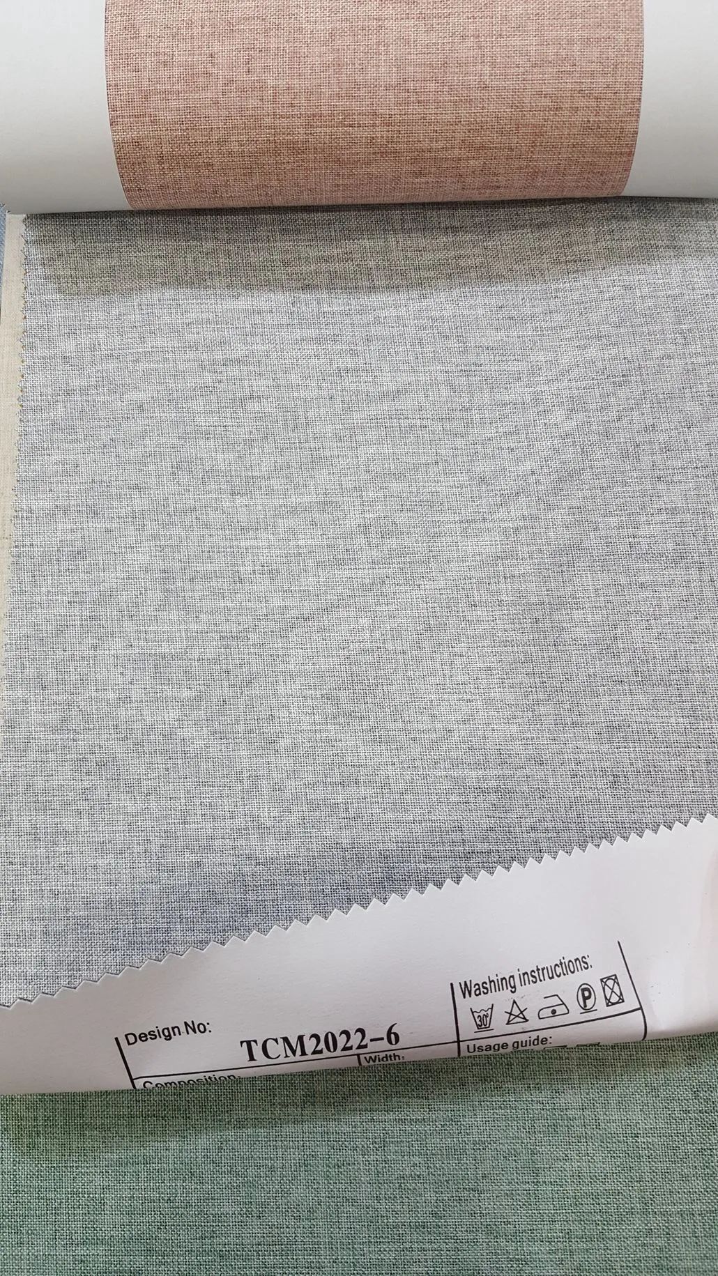 foulola news 2022 series paint coating artwork100 blackout waterproof curtain  fabric325-15