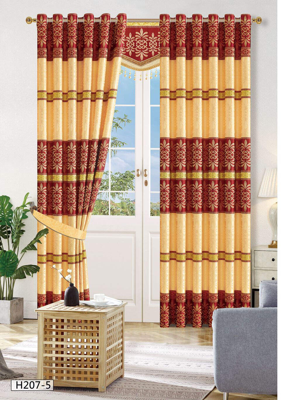 Foulola News: Cheap Jacquard Curtain Fabric. Width 280cm, supplier