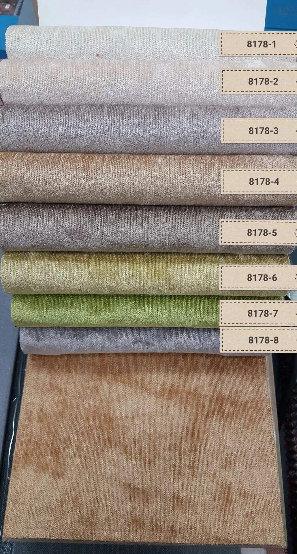 Foulola: 16178(8178)Series Plain Blackout Chenille Curtain manufacture