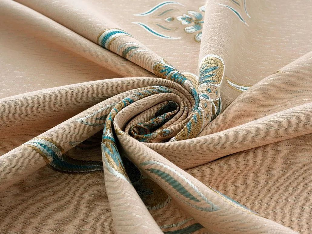 Foulola News:2.8/3.2m Width Jacquard Blackout Curtain 2201Series supplier