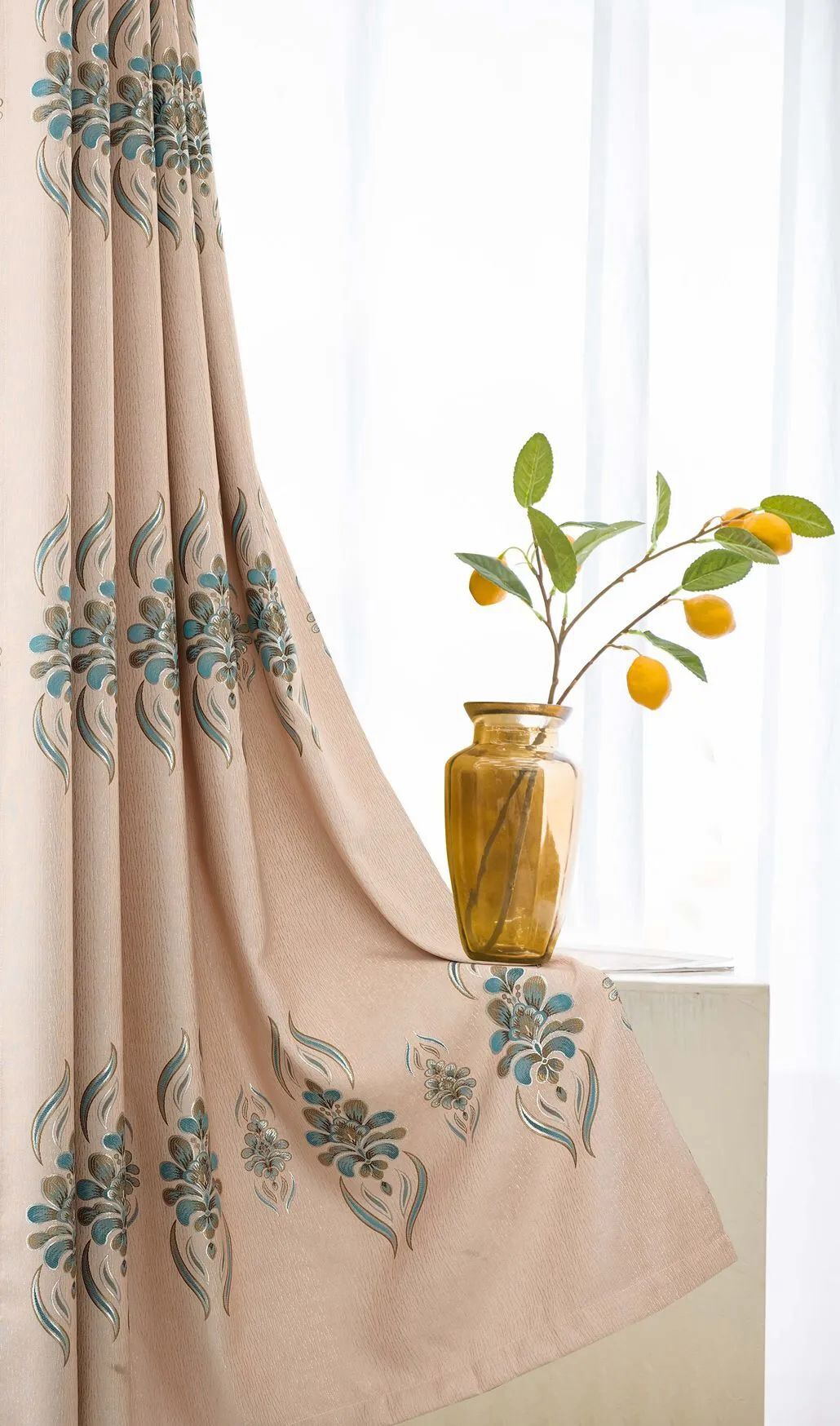 Foulola News:2.8/3.2m Width Jacquard Blackout Curtain 2201Series manufacture